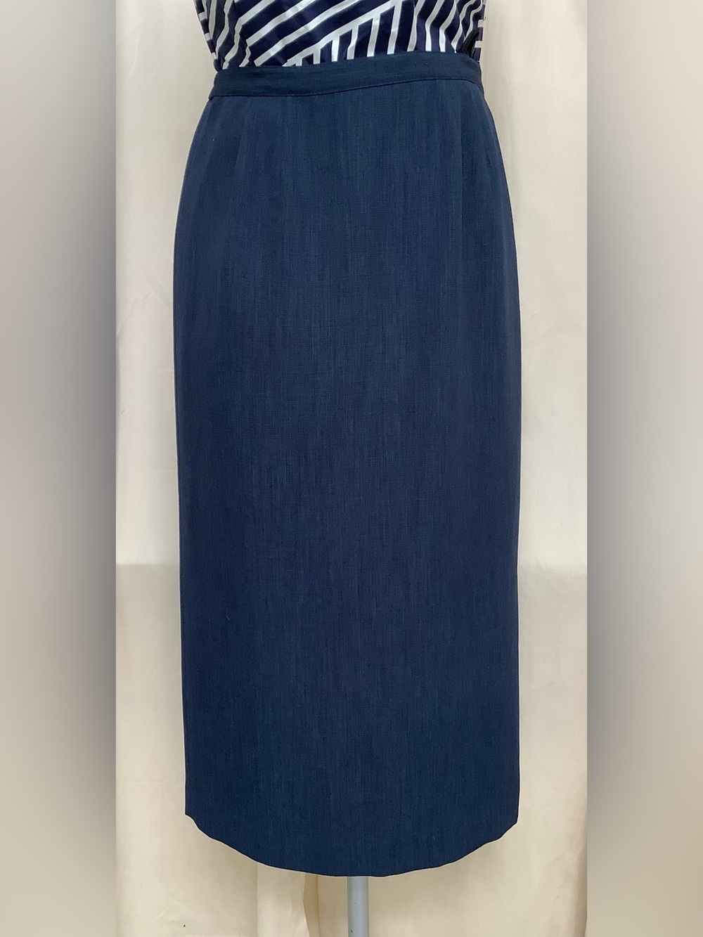 Kasper Dress Petite Dusty Blue Skirt-Lined-6 Petite - Picture 2 of 8